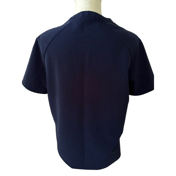 Figs‎ Dark Blue Kangaroo Pocket Scrub Top Size Small W19SW1011 - Picture 2 of 7